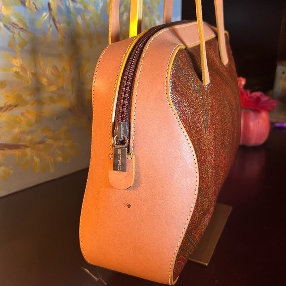 Etro Authentic Vintage Paisley Shoulder Bag with COA - Picture 4 of 11